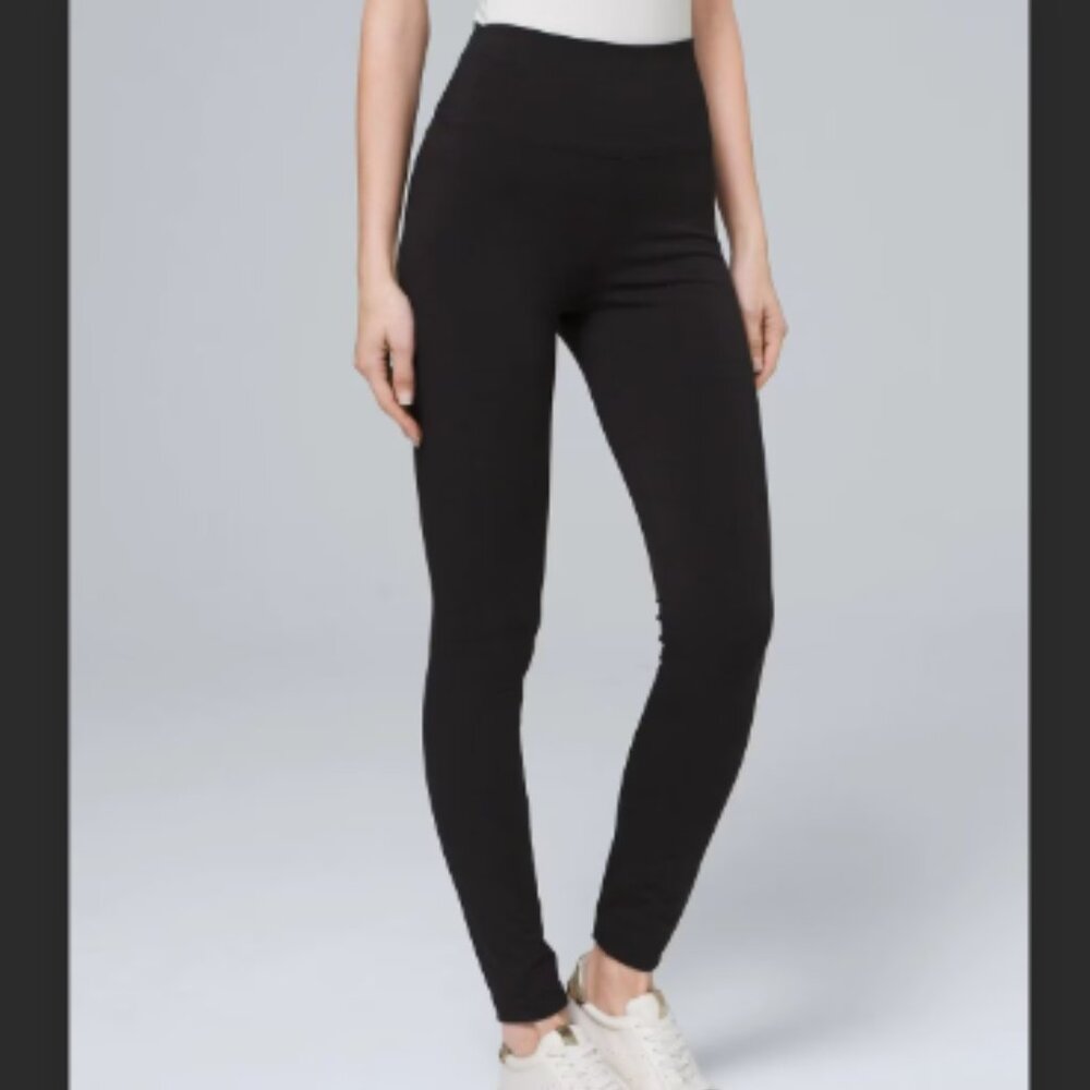 White House Black Market Set of 2 Women's‎ Runway Leggings Size 14L